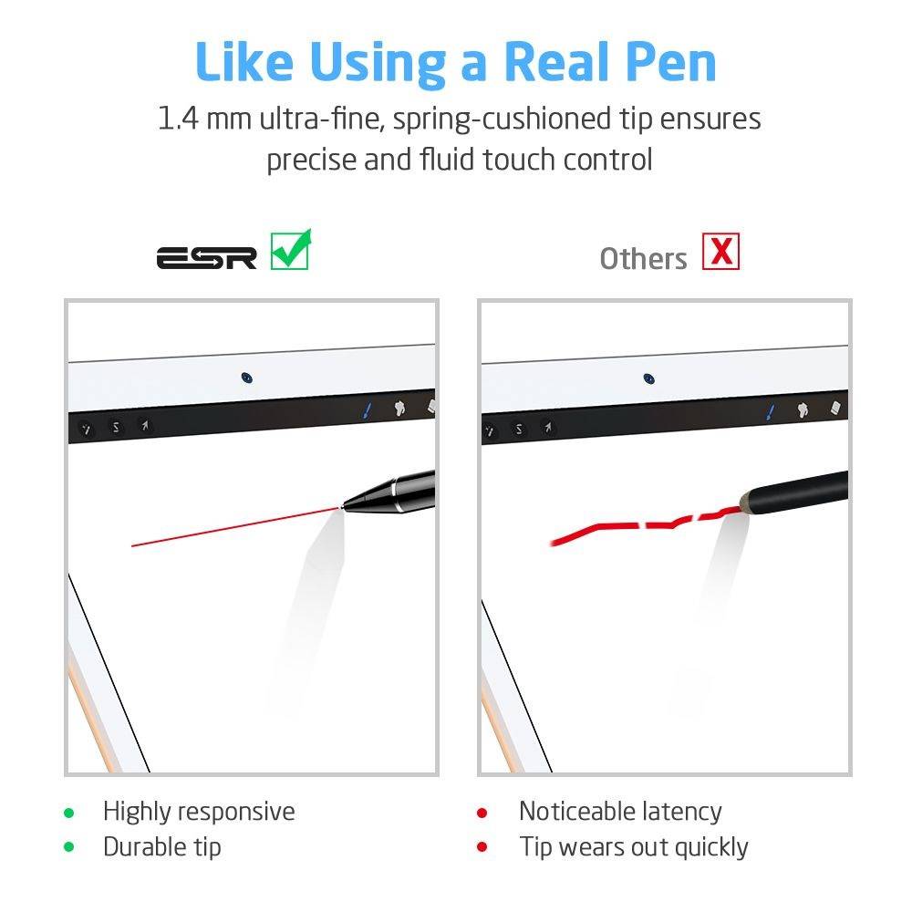 Rysik ESR Digital Stylus Pen z diodą LED