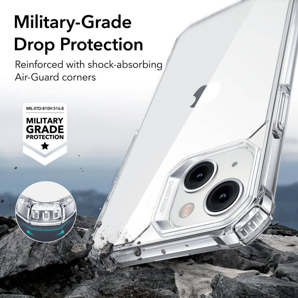 Etui ESR Air Armor dla iPhone 14 Plus - widok z boku