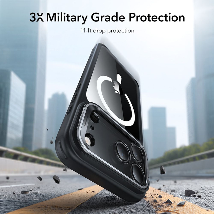 ESR CLASSIC HYBRID KICKSTAND MAGSAFE IPHONE 17 PRO MAX CLEAR/BLACK