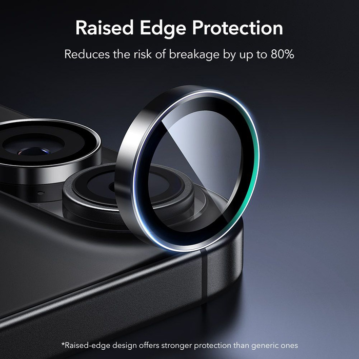 OSŁONA NA APARAT ESR ARMORITE CAMERA PROTECTOR IPHONE 16 / 16 PLUS / 17 BLACK