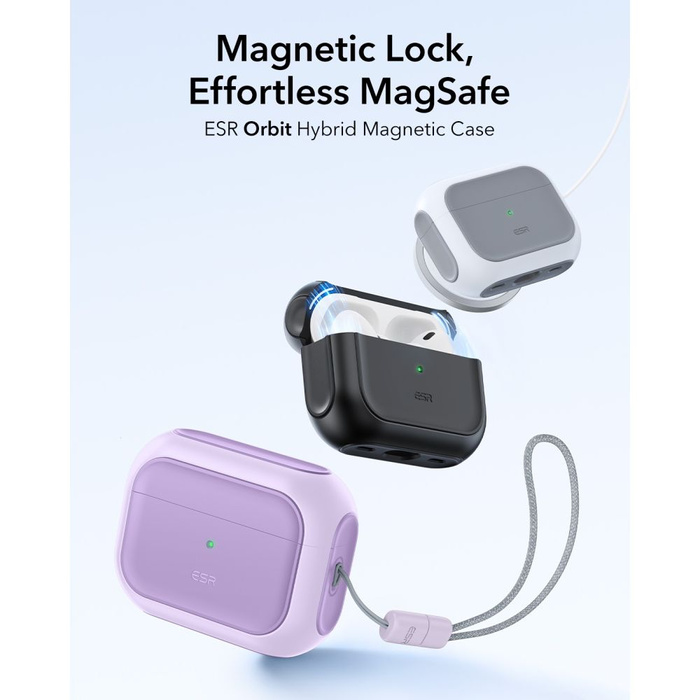 ESR ORBIT HALOLOCK MAGSAFE APPLE AIRPODS PRO 3 LAVENDER