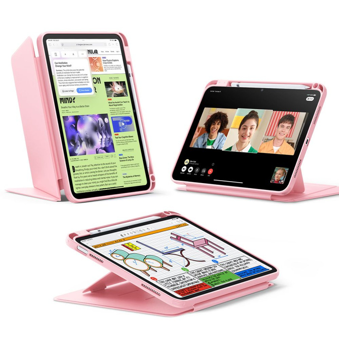 ESR FLIP HYBRID IPAD 10.9” 10 / 2022 / 11” 11 / 2025 PINK
