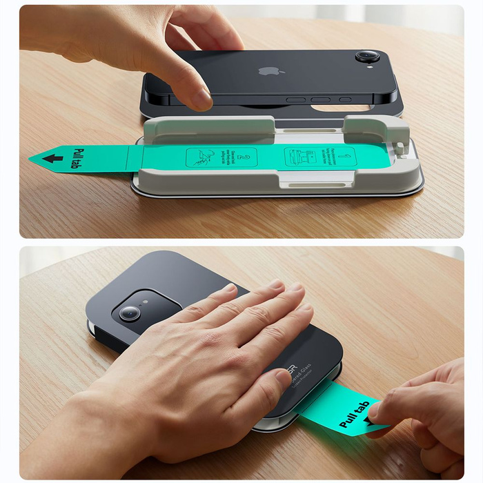 SZKŁO HARTOWANE ESR ULTRAFIT TEMPERED GLASS 2-PACK IPHONE 13 / 13 PRO / 14 / 16E CLEAR