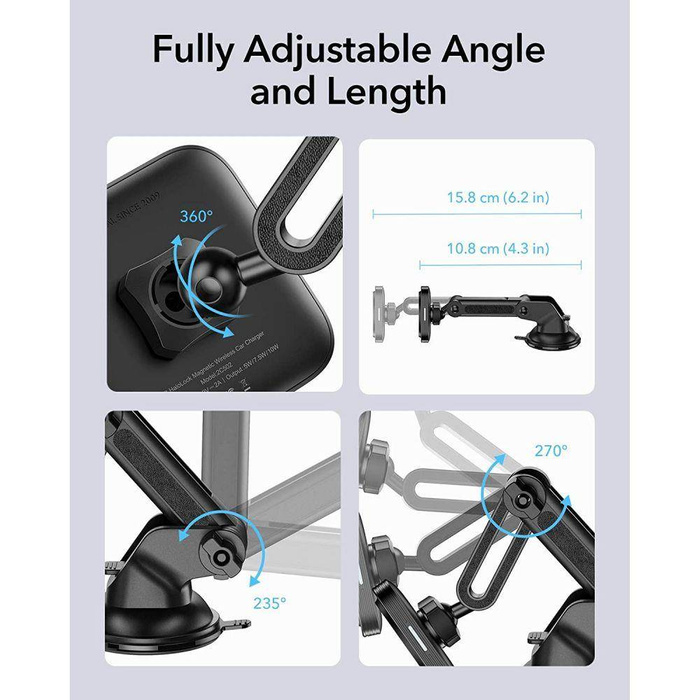 ESR Uchwyt Magnetyczny Magsafe Na Kokpit Halolock Czarny