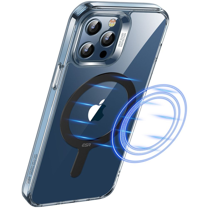 ESR Blaszka Magsafe Halolock Universal Magnetic Ring 2-pack Czarny