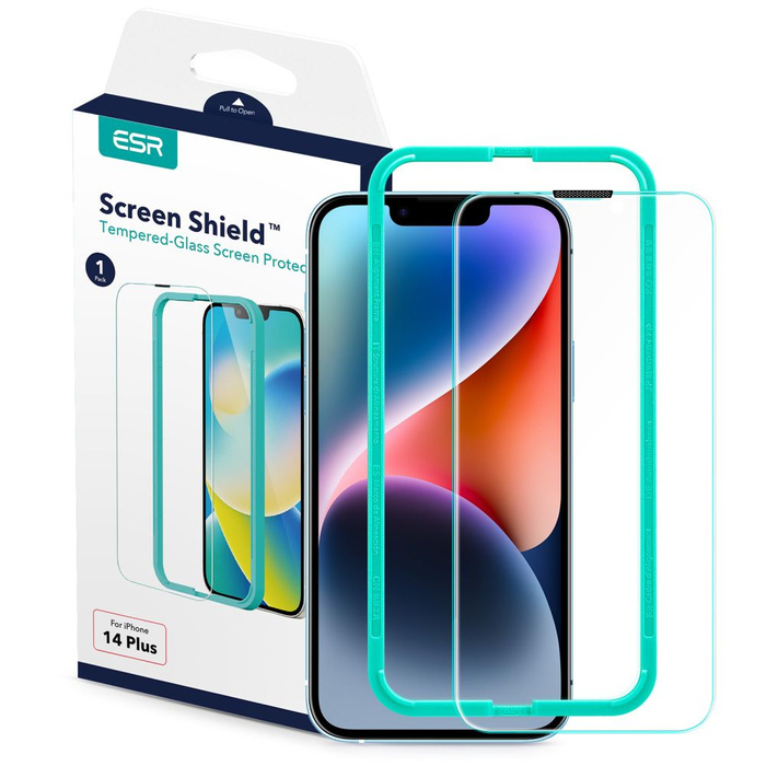 ESR Szkło Hartowane iPhone 13 Pro Max 14 Plus Przezroczyste Tempered Glass