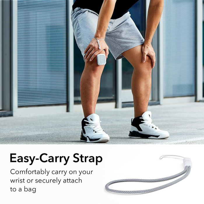 ESR Etui Apple Airpods Pro 1 2 Orbit Halolock Magsafe Biały Case na Słuchawki