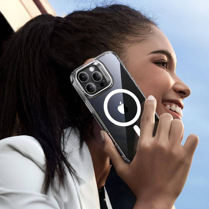 Etui ESR CLASSIC HYBRID KICKSTAND HALOLOCK MAGSAFE & TEMPERED GLASS IPHONE 16 PRO MAX CLEAR