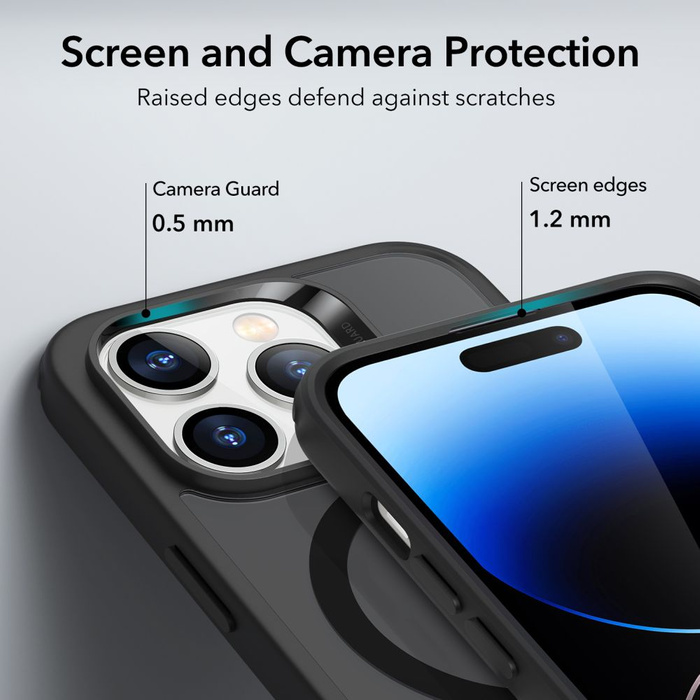 ESR Etui iPhone 14 Pro Ch Halolock Magsafe Frosted Czarny Case