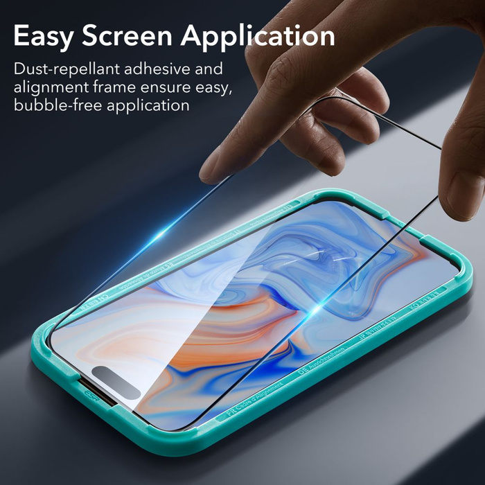 ESR Szkło Hartowane na Aparat iPhone 15 Tempered Glass 2-pack Czarne