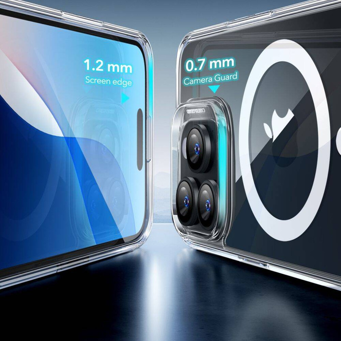 Etui Esr Classic Hybrid Halolock Magsafe & Tempered Glass iPhone 16 Pro Clear