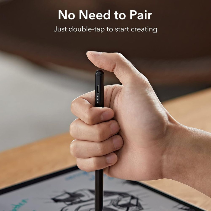 ESR Rysik Digital+ Magnetic Stylus Pen iPad Czarny