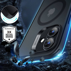 Etui ESR CLASSIC HYBRID HALOLOCK MAGSAFE & TEMPERED GLASS IPHONE 16 FROSTED BLACK