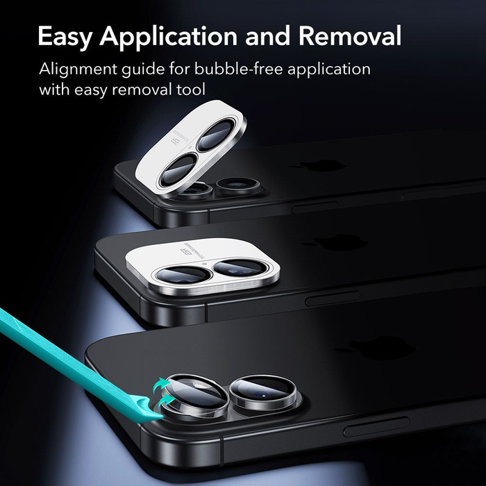 OSŁONA NA APARAT ESR ARMORITE CAMERA PROTECTOR IPHONE 16 / 16 PLUS / 17 CLEAR