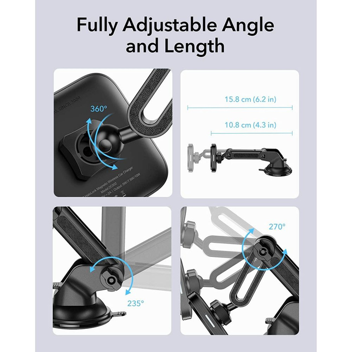 ESR Uchwyt Magnetyczny Magsafe Na Kokpit Halolock Czarny