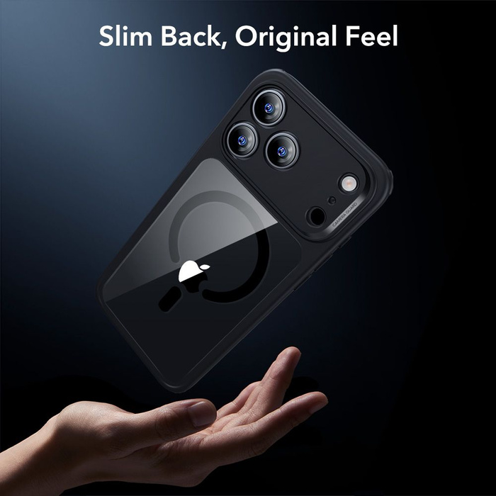 ESR CLASSIC HYBRID MAGSAFE & TEMPERED GLASS IPHONE 17 PRO CLEAR/BLACK