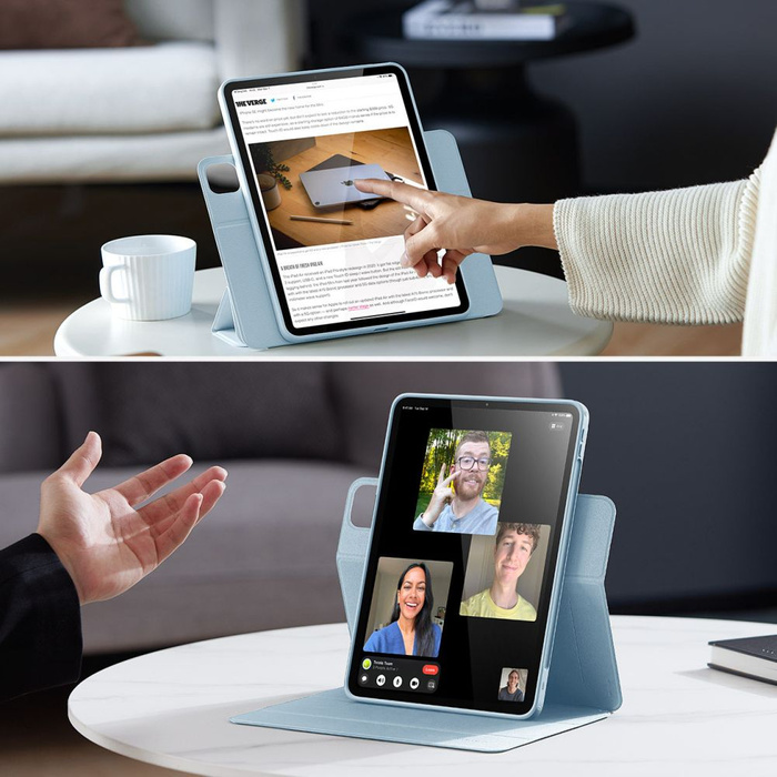 Etui Esr Rebound Hybrid iPad Air 10.9 4 / 5 / 2020-2022 / 11 6 / 2024 Sky Blue Case