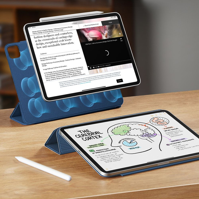 ESR REBOUND MAGNETIC IPAD PRO 12.9” 4 / 5 / 6 / 2020-2022 / AIR 13” 1 / 2 / 2024-2025 NAVY BLUE