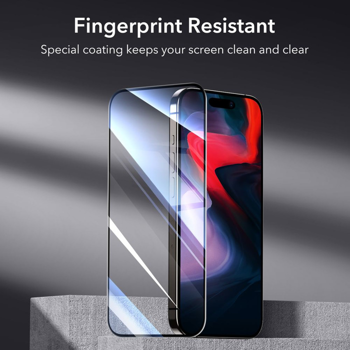 ESR Szkło Hartowane na Aparat iPhone 15 Pro Tempered Glass 2-pack Czarne