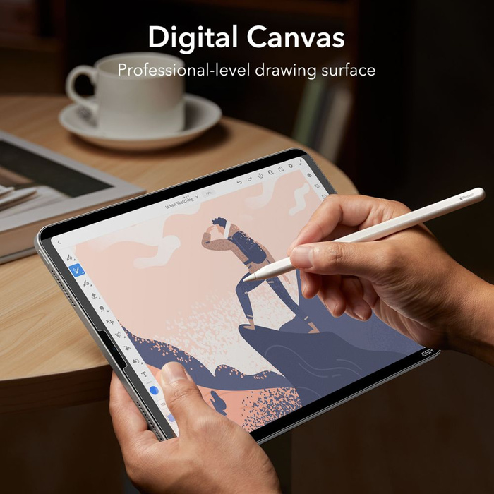 Folia Ochronna Esr Paper Feel Magnetic iPad Air 4 / 5 / Pro 11 Matte Przezroczysty