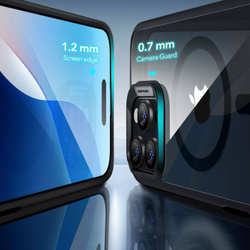 Etui ESR CLASSIC HYBRID HALOLOCK MAGSAFE & TEMPERED GLASS IPHONE 16 PRO MAX CLEAR/BLACK