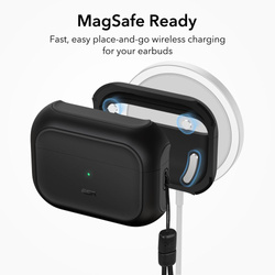 ESR Etui Apple Airpods Pro 1 2 Orbit Halolock Magsafe Czarny Case na Słuchawki