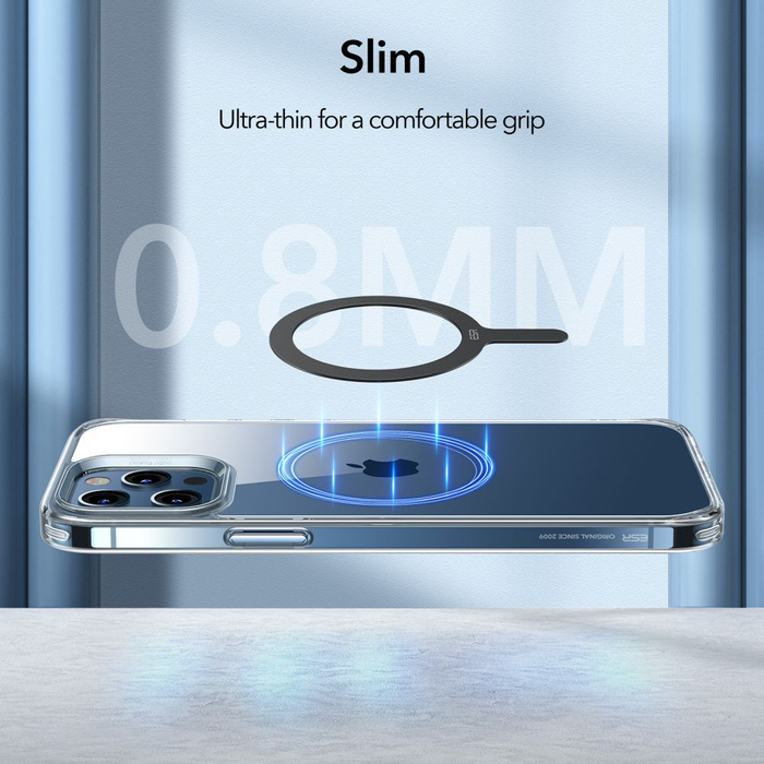 ESR Blaszka Magsafe Halolock Universal Magnetic Ring 2-pack Czarny