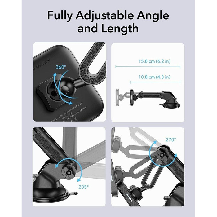 ESR Uchwyt Magnetyczny Magsafe Na Kokpit Halolock Czarny