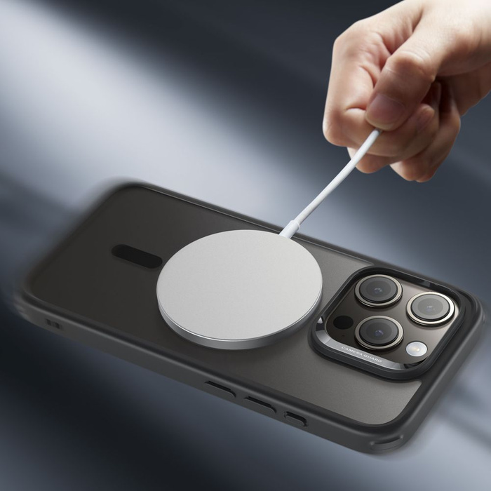 ESR Etui iPhone 15 Pro Ch Halolock Magsafe Frosted Czarny Case
