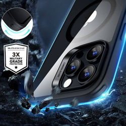 Etui Esr Classic Hybrid Halolock Magsafe & Tempered Glass iPhone 16 Pro Clear/black