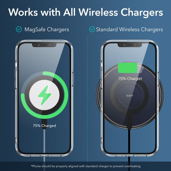 ESR Blaszka Magsafe Halolock Universal Magnetic Ring 2-pack Czarny