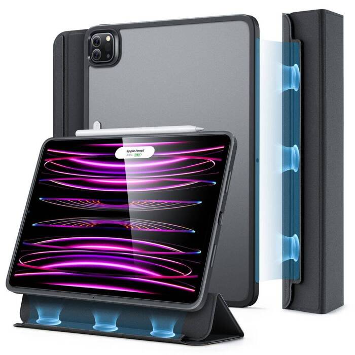  ESR Etui iPad Pro 12.9 2021 2022 Ascend Hybrid Czarny Case