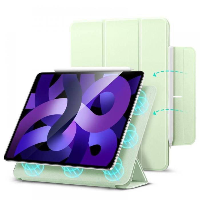 ESR Etui iPad Air 4 2020 / 5 2022 Rebound Magnetic Miętowy Zielony Case