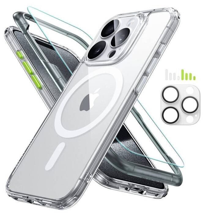 Etui ESR CLASSIC PRO SET HALOLOCK MAGSAFE IPHONE 15 PRO MAX CLEAR