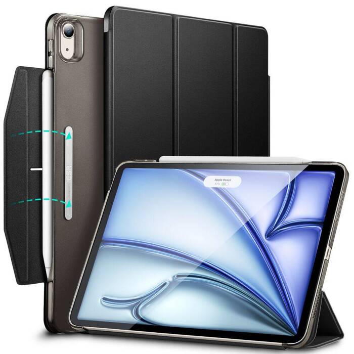 Etui Esr Ascend Trifold iPad Air 10.9 4 / 5 / 2020-2022 / 11 6 / 2024 Frosted Black Case